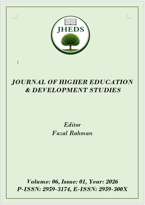 					View Vol. 6 No. 1 (2026):  (JHEDS)
				